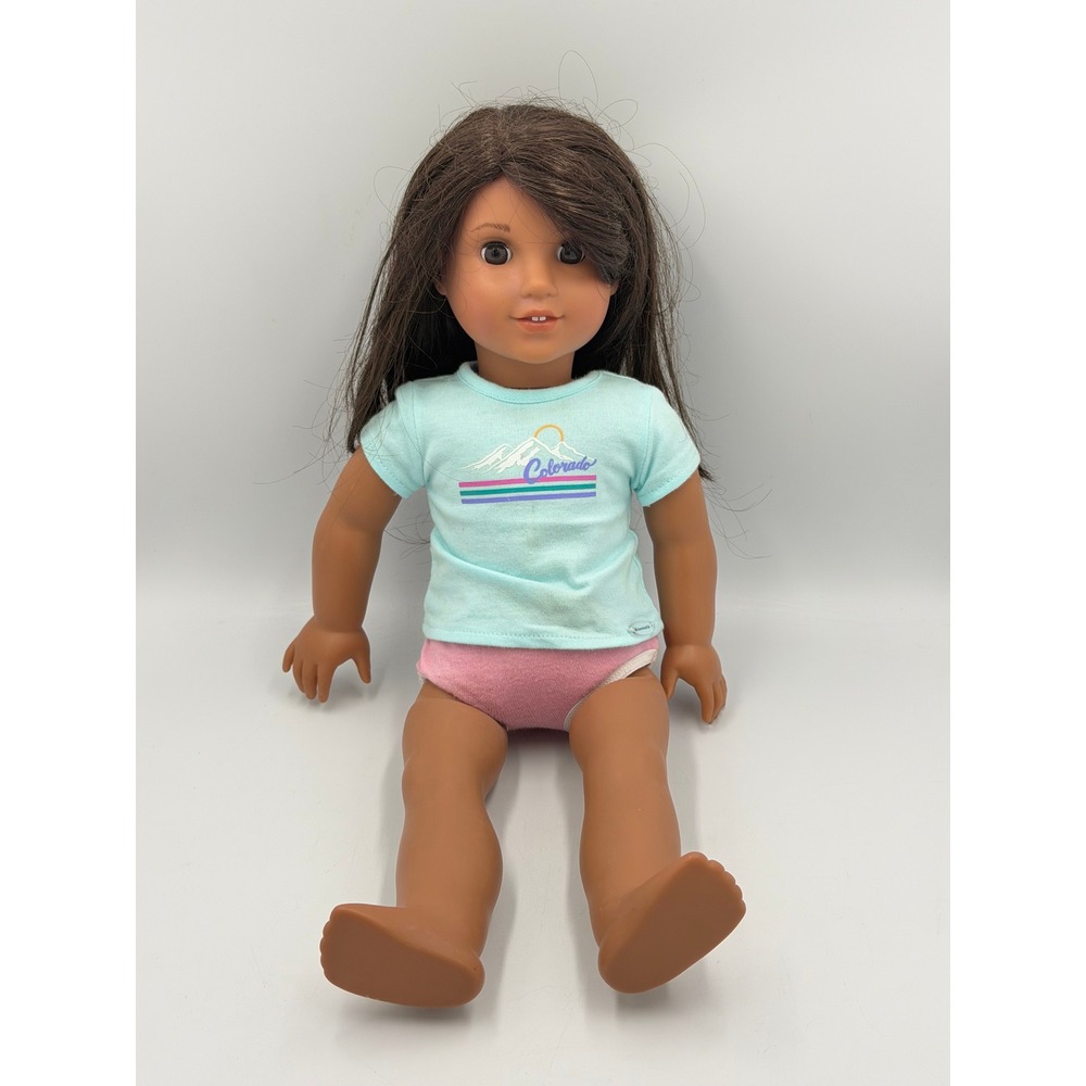 American Girl Truly Me #55 FMR55 18" Doll Brown Hair Eyes Pierced Ears